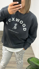 Foxwood Effortless Crew Dark Grey