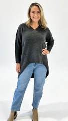 Brave + True Wiltshire Knit Charcoal