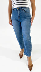 Belinda Stretch Slim Barrel Mid