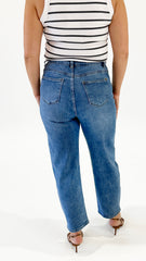 Belinda Stretch Slim Barrel Mid