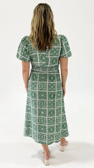 Betty Basics Dahlia Dress Floral Tile Print