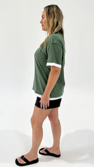 Betty Basics Boyfriend Tee Green