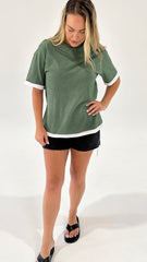 Betty Basics Boyfriend Tee Green