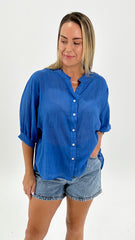 Jessica Blouse Cobalt Blue