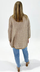 Louanne Jumper Beige Stripe