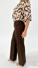 Melissa Flare Jeans Chocolate