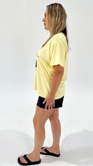 AAE Pippa Relaxed Tee Yellow