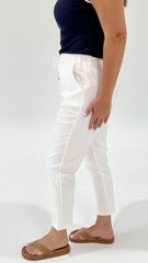 Betty Basics Kenzie Jogger White