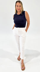 Betty Basics Kenzie Jogger White