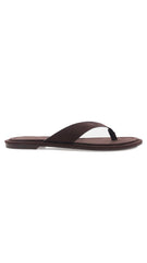Billini Zenobia Slide Dark Cacao Suede