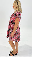 Betty Basics Copacabana Shirt Dress Coco Print