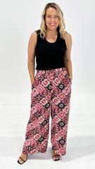 Betty Basics Sable Wide Leg Pant Coco Print