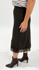 AAE Hava Lace Skirt Coffee