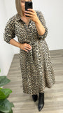 Betty Basics Lisa Leopard Shirt Dress