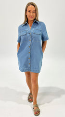 Florence Phoenix Dress Vintage Wash