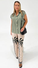 Palm Springs Hi Lo Top Sage