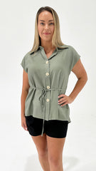 Palm Springs Hi Lo Top Sage