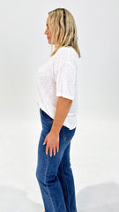 Betty Basics Aries V-Neck Sweater White