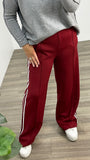 Feather + Noise Noah Wide Pant Burgundy