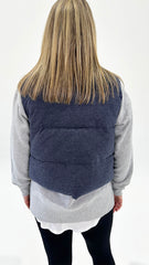 Tate Puffer Vest Navy
