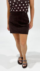 AAE Becca Skirt Brown