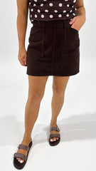 AAE Becca Skirt Brown