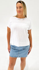Foxwood Allison Tee White