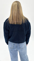 Sass Jazz Cropped Jacket Navy