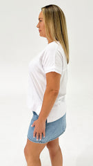 Foxwood Allison Tee White