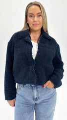 Sass Jazz Cropped Jacket Navy
