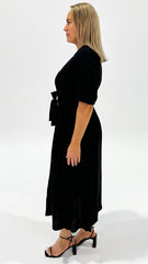 Pollyanna Collar Dress Black