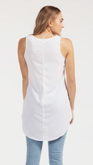 M001 Basemint No1 Long Tank White