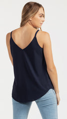 M019 Basemint Favourite V Neck Cami Navy