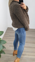 Briar Teddy Jacket Chocolate
