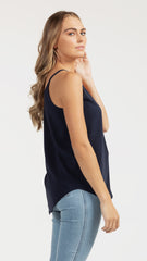 M019 Basemint Favourite V Neck Cami Navy