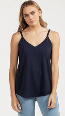 M019 Basemint Favourite V Neck Cami Navy