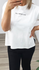 AAE Washed Tee White