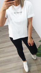 AAE Washed Tee White