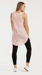 M001 Basemint No1 Long Tank Blush