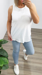 Betty Basics Keira Tank White