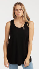 M005 Basemint Classic Long Tank Black