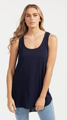 M001 Basemint No1 Long Tank Navy