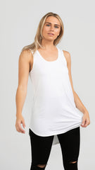 M005 Basemint Classic Long Tank Cream