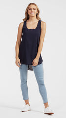 M001 Basemint No1 Long Tank Navy
